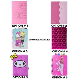 Colorful Character Journals Set